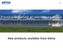 Tablet Screenshot of genia.fr
